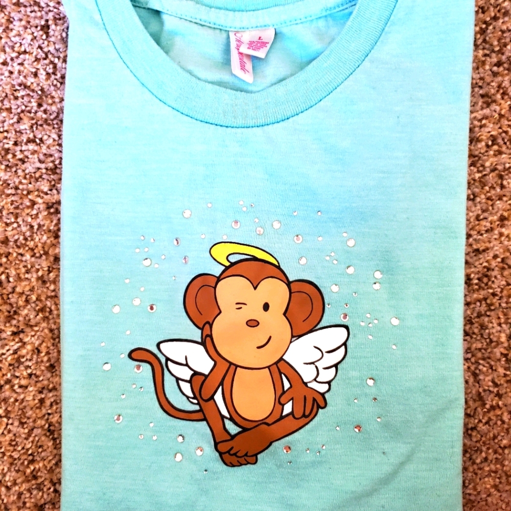 Monkey Angel Sleep Shirt